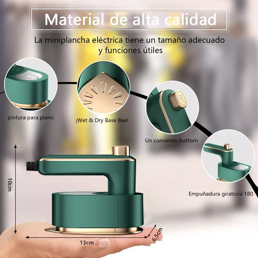 MINI PLANCHA A VAPOR PORTATIL
